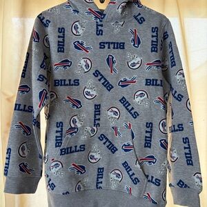Gray Bills Hoodie for youth
